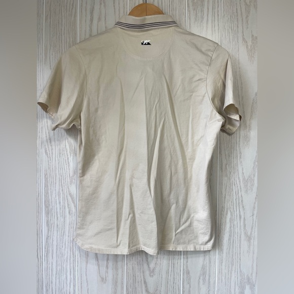 BOGO Cutter and Buck Women’s BOGO Medium Golf Polos (One Navy/One Tan) EUC - Picture 5 of 5